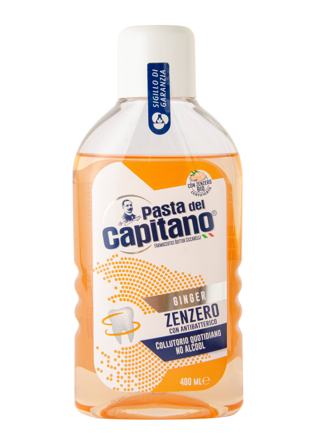 Ополіскувач ротової порожнини Zenzero з імбирем 400 мл Pasta del Capitano (254900363)