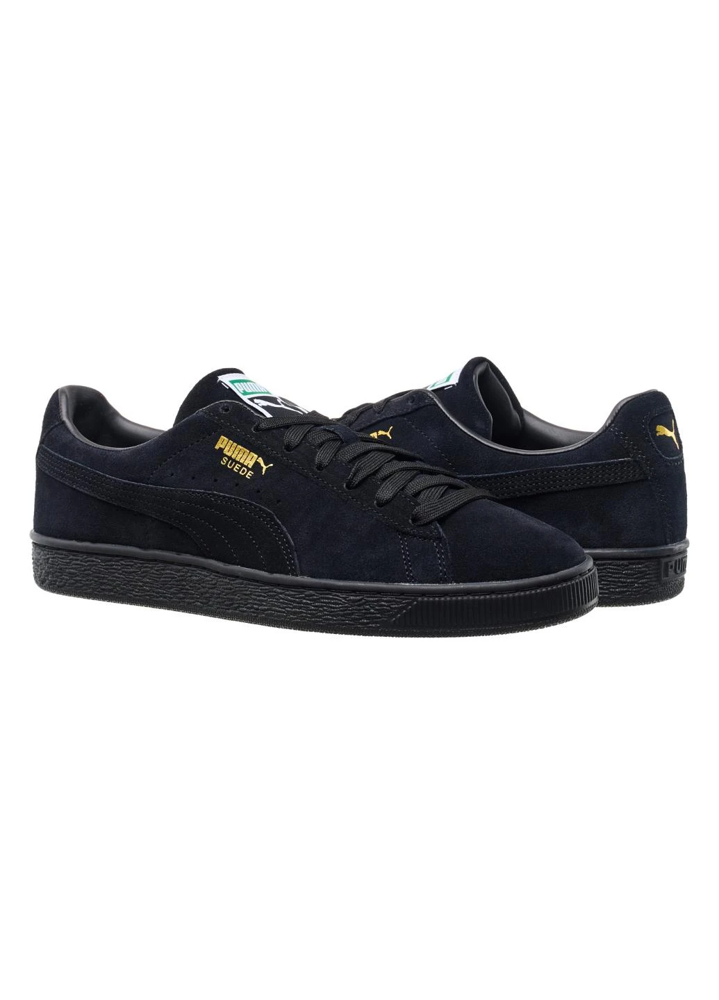 Черные демисезонные кроссовки 37491512 Puma Suede Classic XXI