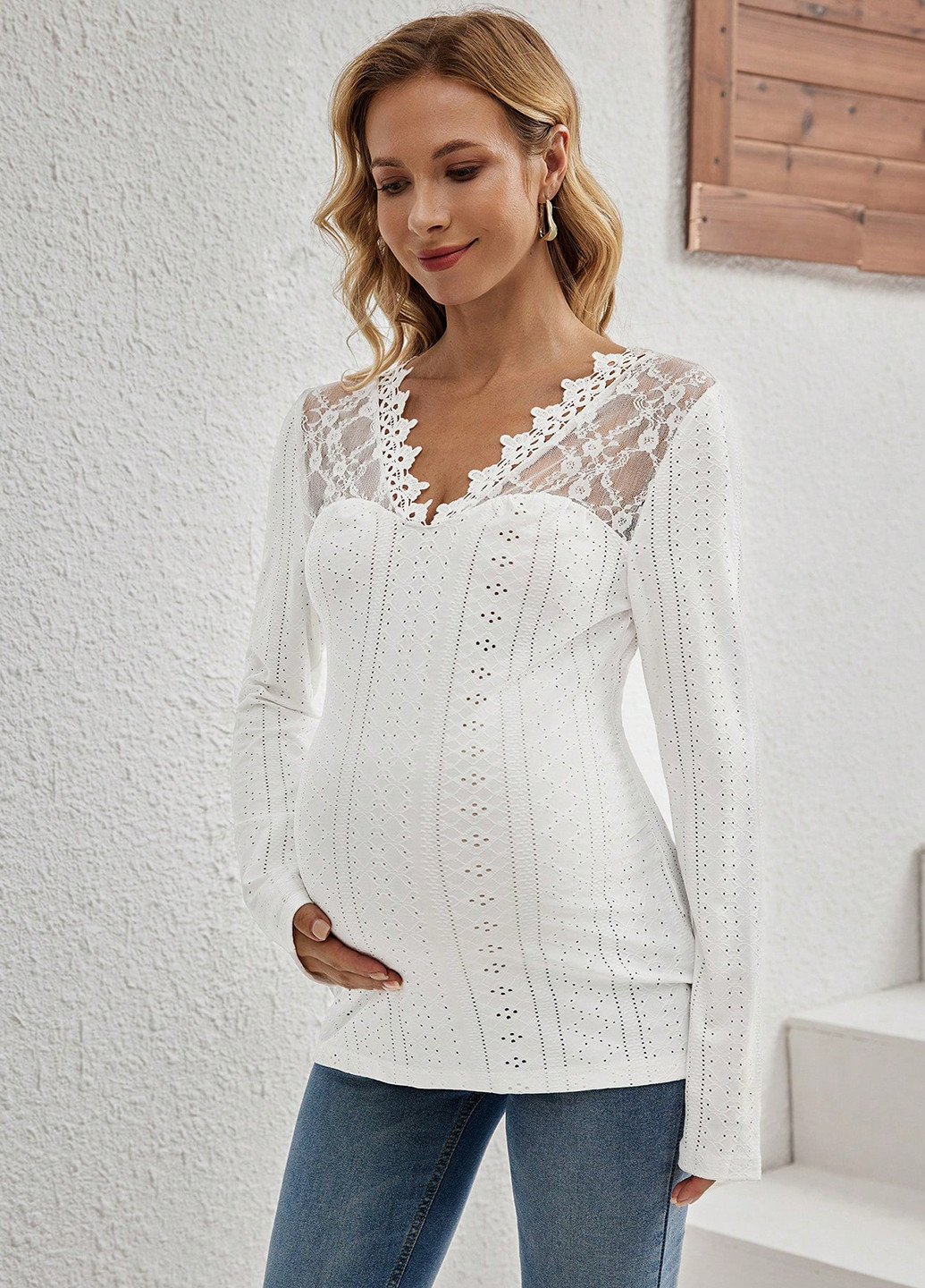 Лонгслів для вагітних SHEIN (365782004)