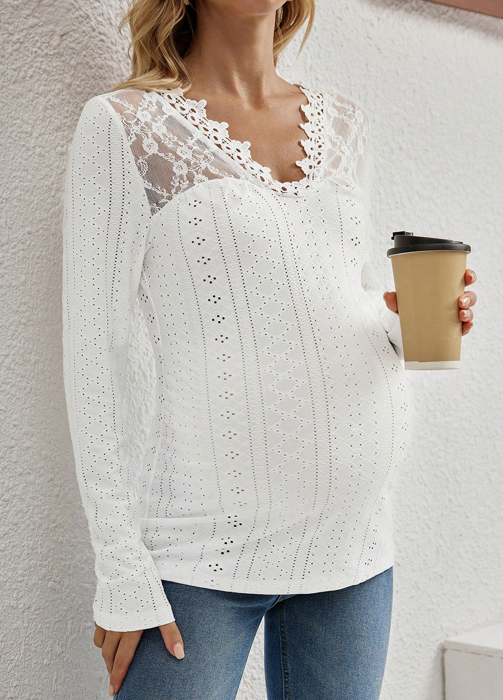 Лонгслів для вагітних SHEIN (365782004)