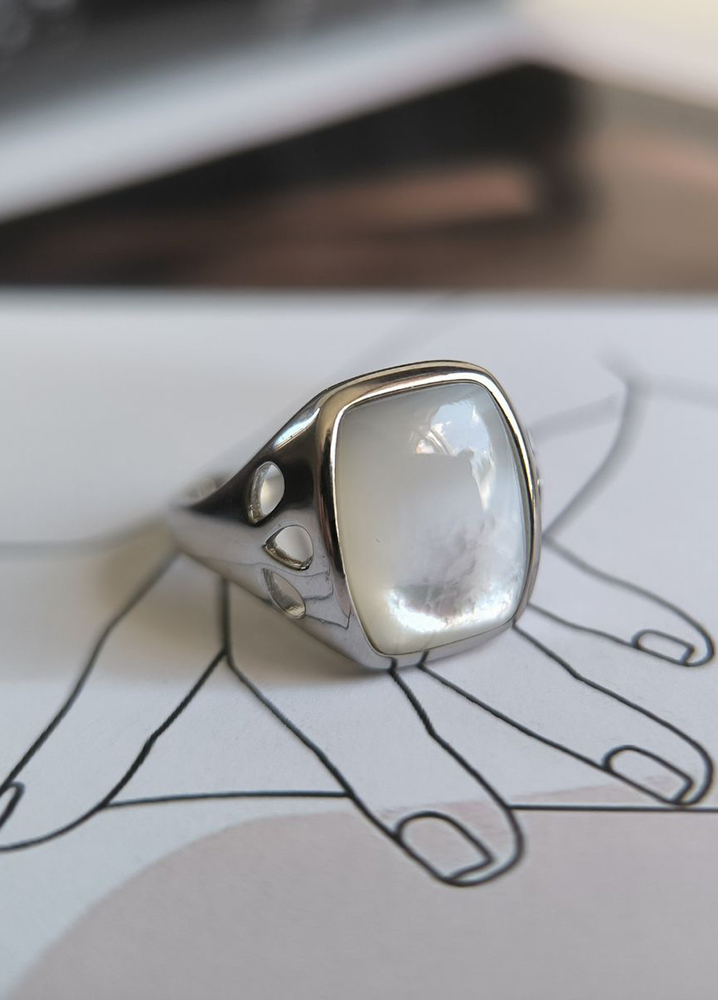 Кольцо Silver Flame (350941389)