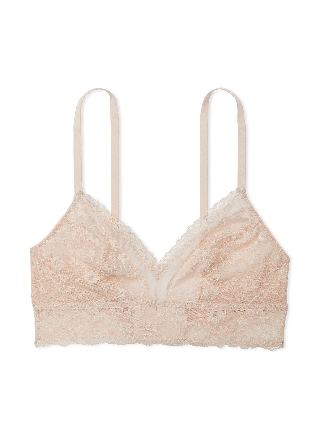 Бежевий демісезонний комплект (бюстгальтер, трусики) Victoria's Secret