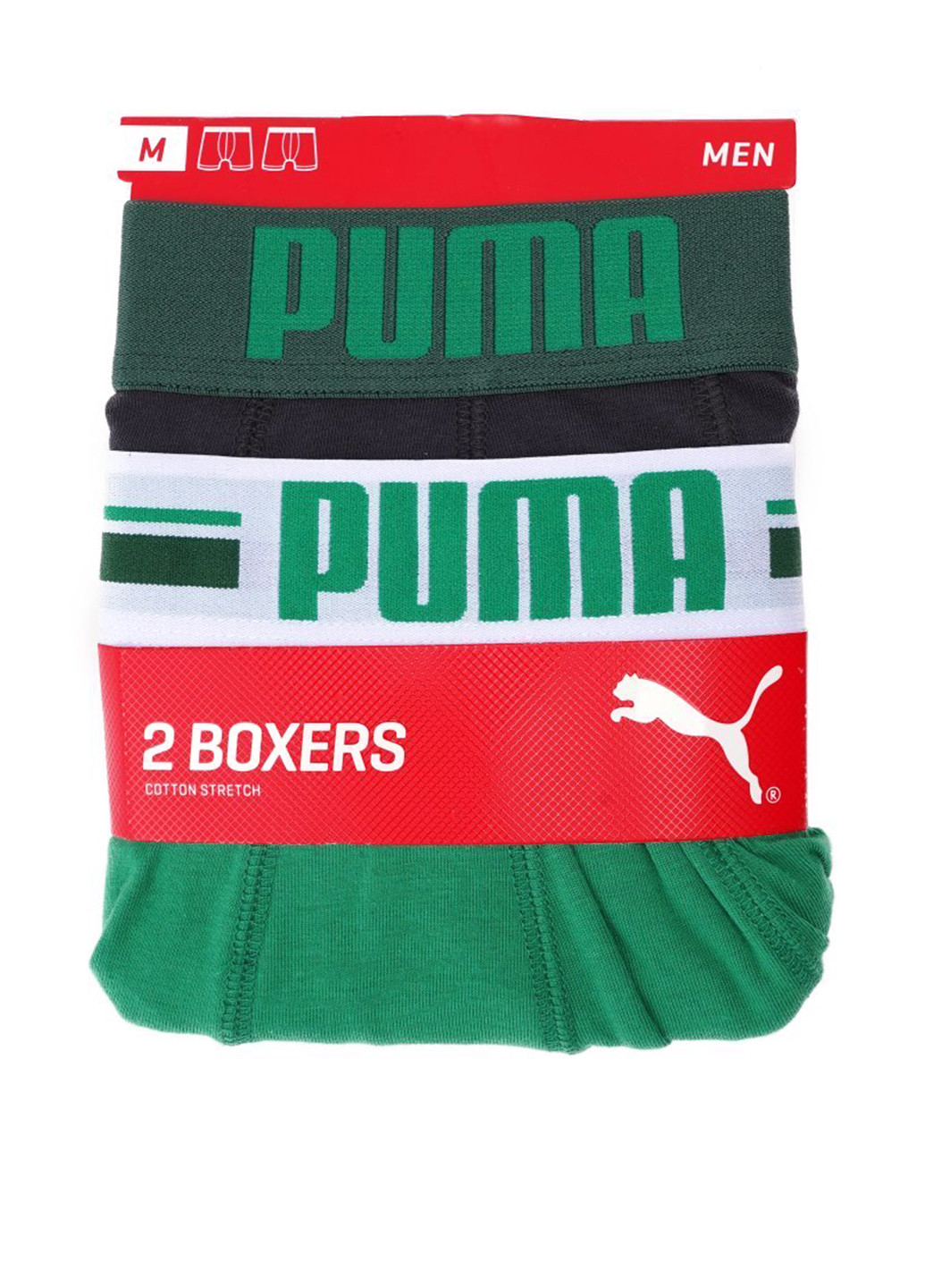 Трусы (2 шт.) Puma placed logo boxer 2p (184208700)