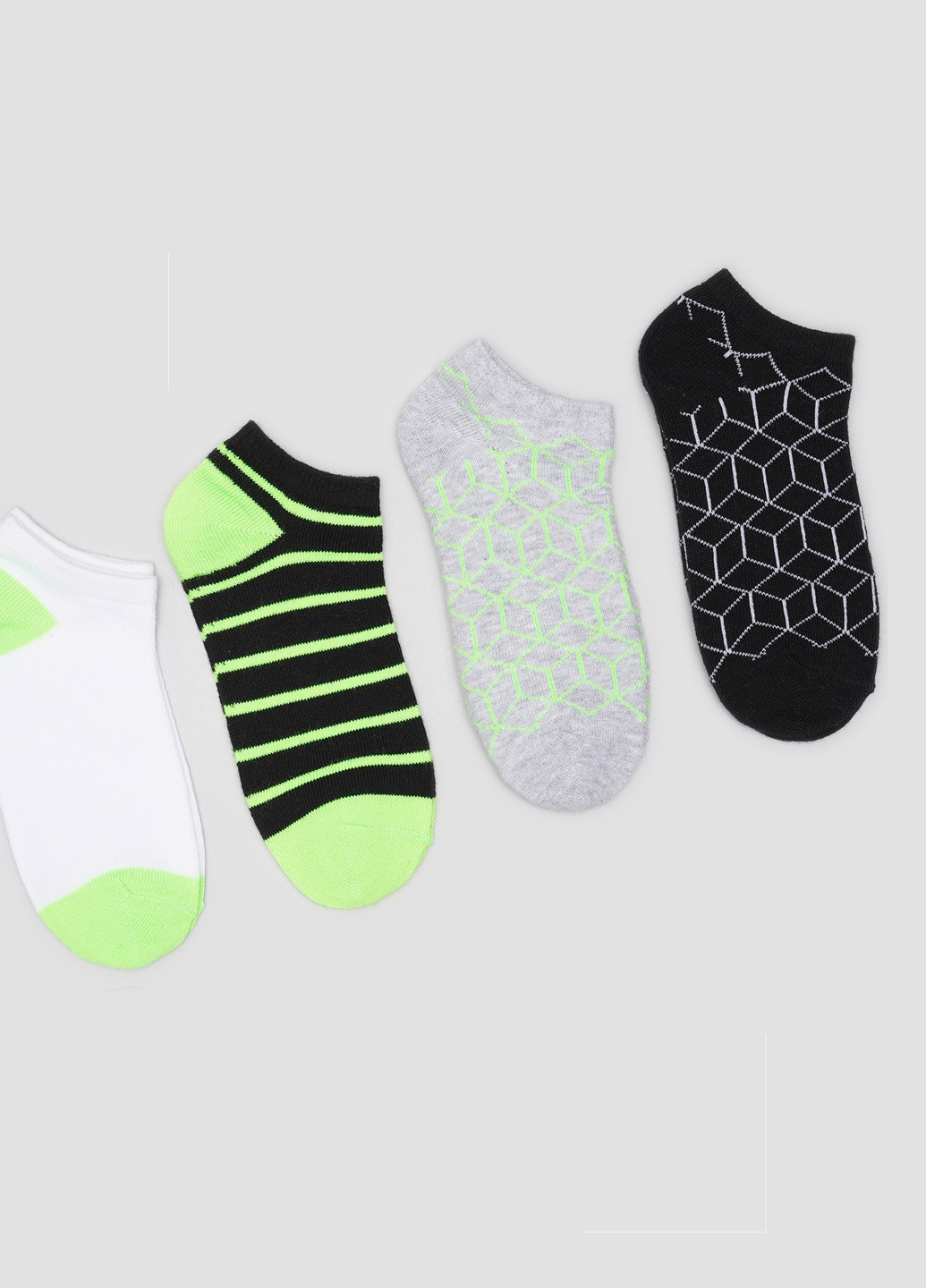 Шкарпетки (4 пари) C&A геометричні комбіновані повсякденні