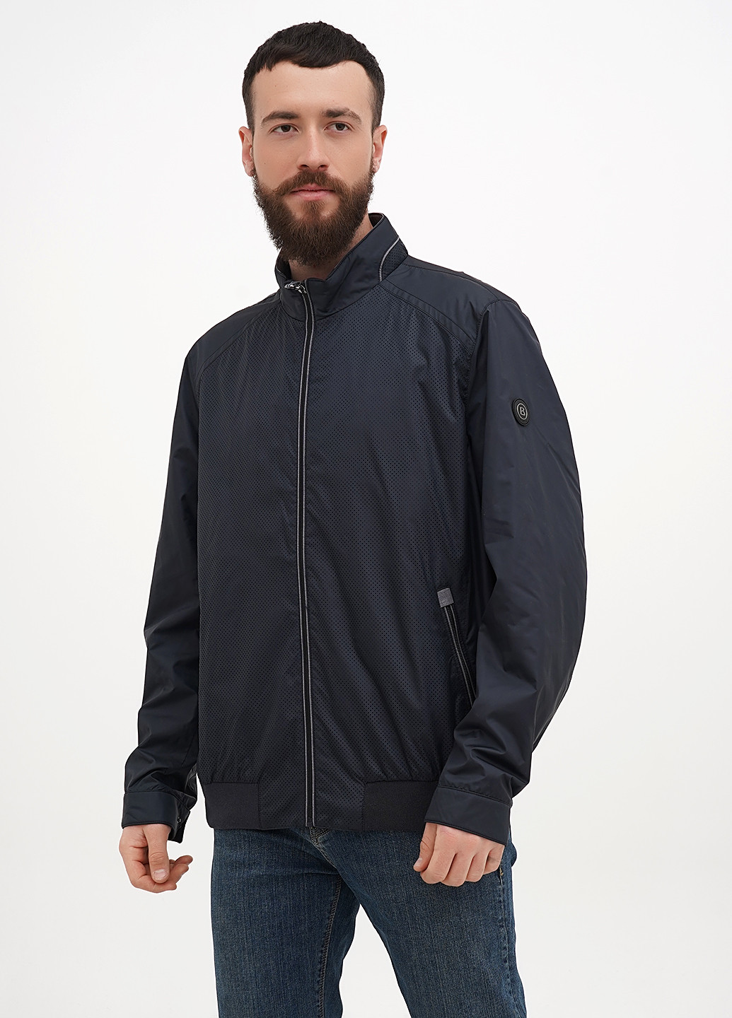 Серая демисезонная куртка Bogner