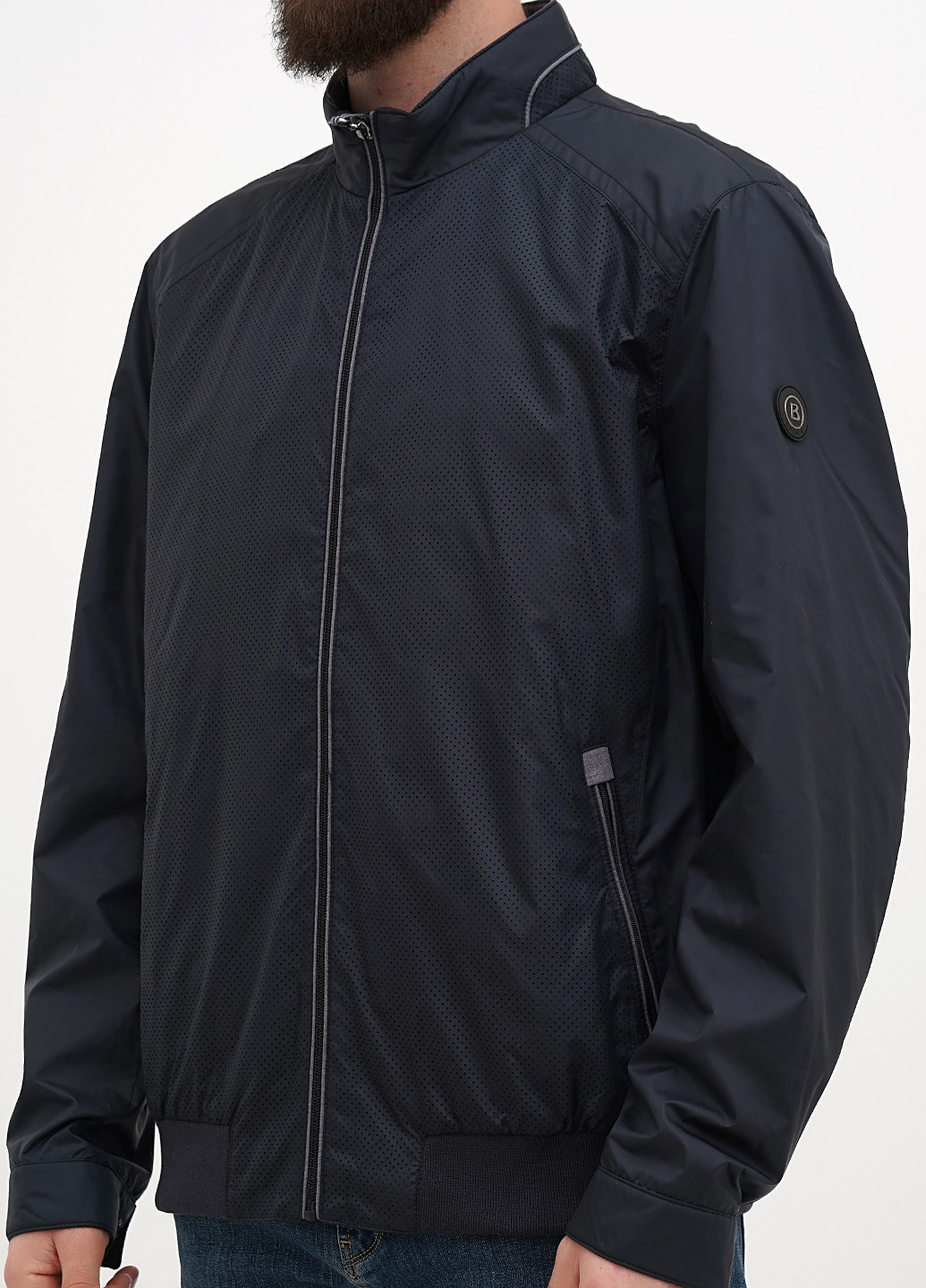 Серая демисезонная куртка Bogner