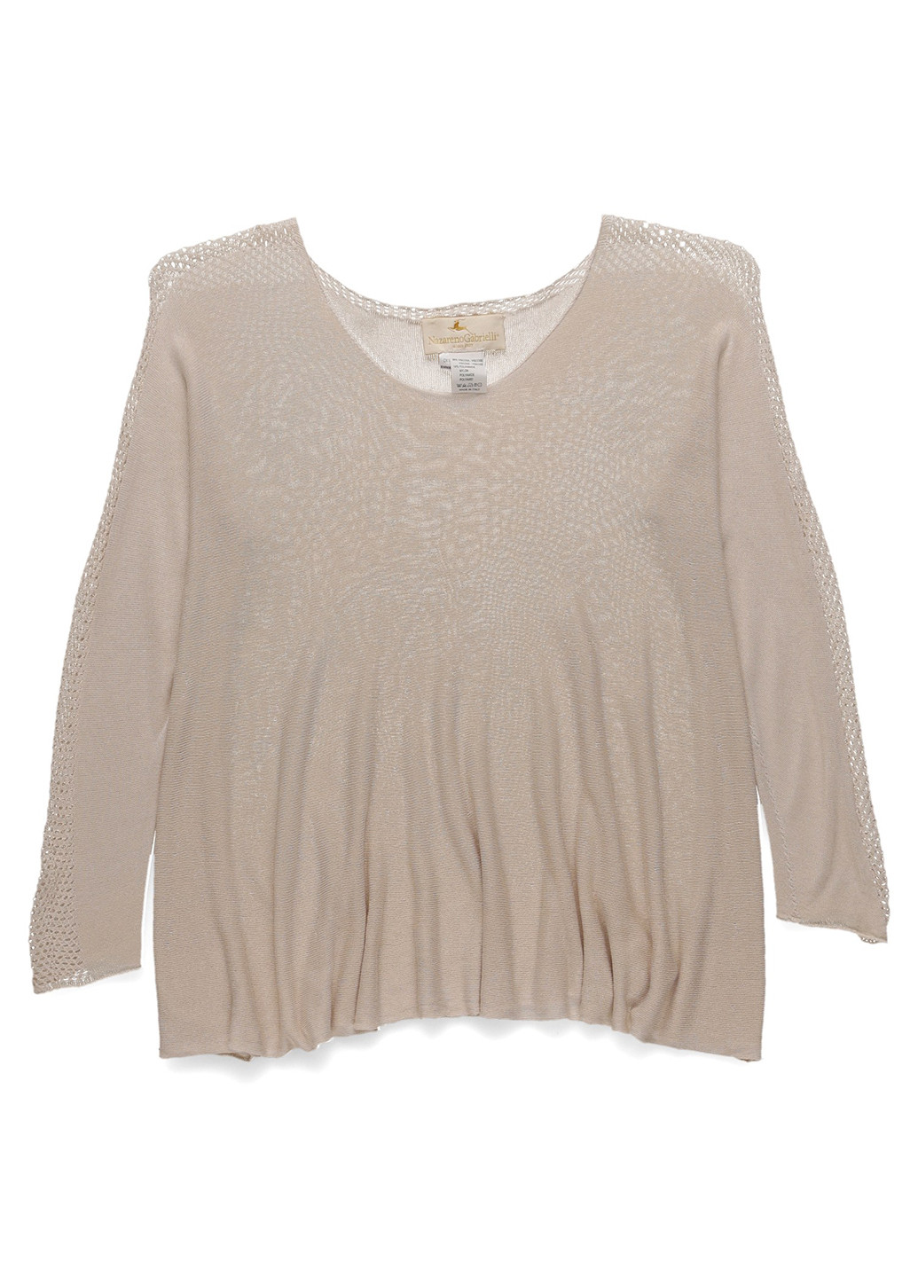 Светло-бежевый демисезонный джемпер джемпер Nazarenogabrielli