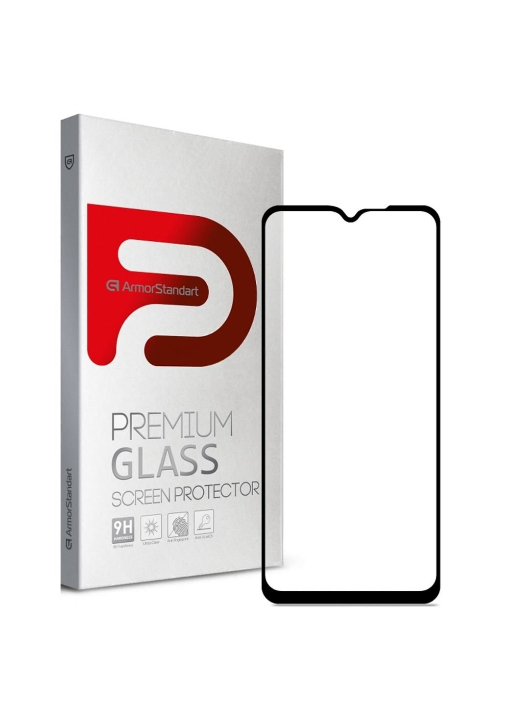 Скло захисне Full Glue Oppo А73 Black (ARM59542) ArmorStandart (249609365)