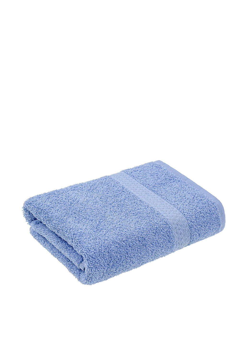 No Brand полотенце, 50х90 см однотонный светло-синий производство - Азербайджан