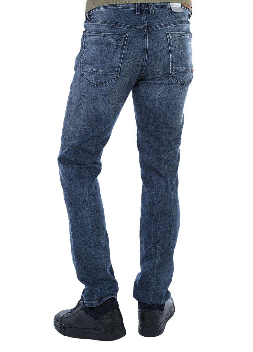 Синие демисезонные зауженные джинсы Bogner