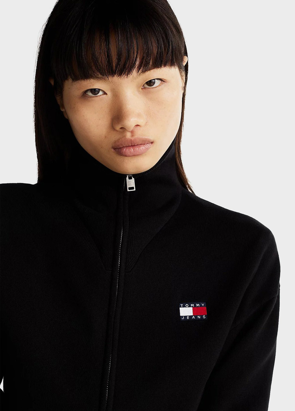 Черный демисезонный кардиган Tommy Jeans