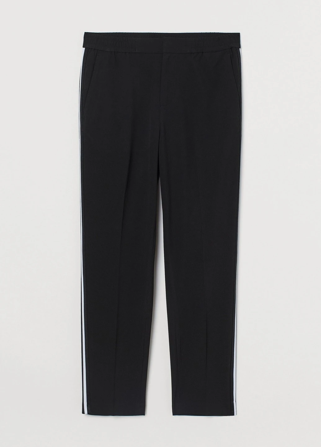 Черные демисезонные брюки H&M