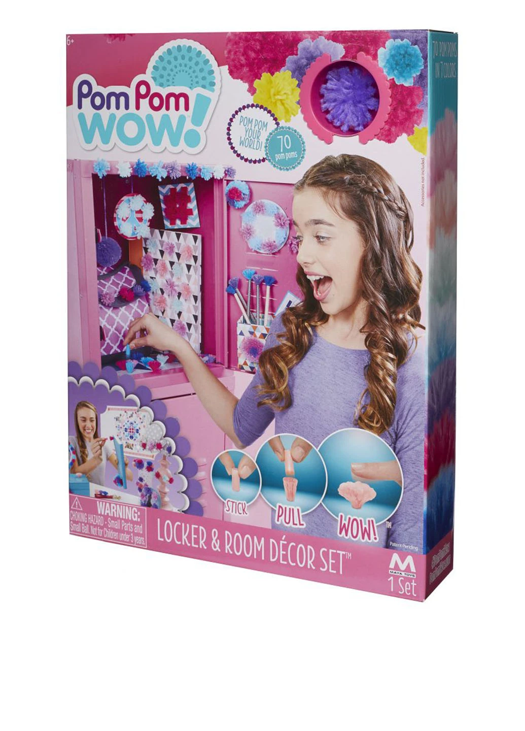 Ігровий набір pom pom wow! - Інтер'єр (70 помпонів, 7 кольорів, аксесуари) Pom Pom Wow! (27281381)