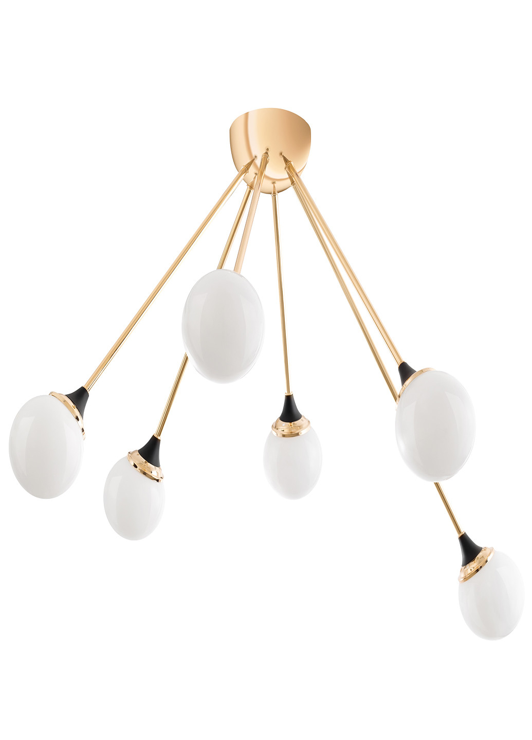 Люстра стельова молекула на 6 плафонів BL-415S/6 E14 G Brille (251290894)