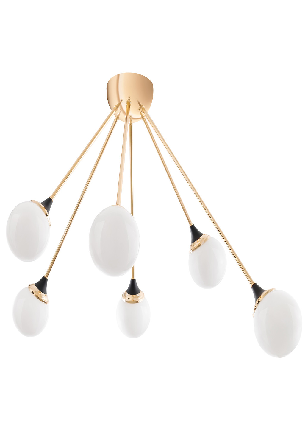 Люстра стельова молекула на 6 плафонів BL-415S/6 E14 G Brille (251290894)