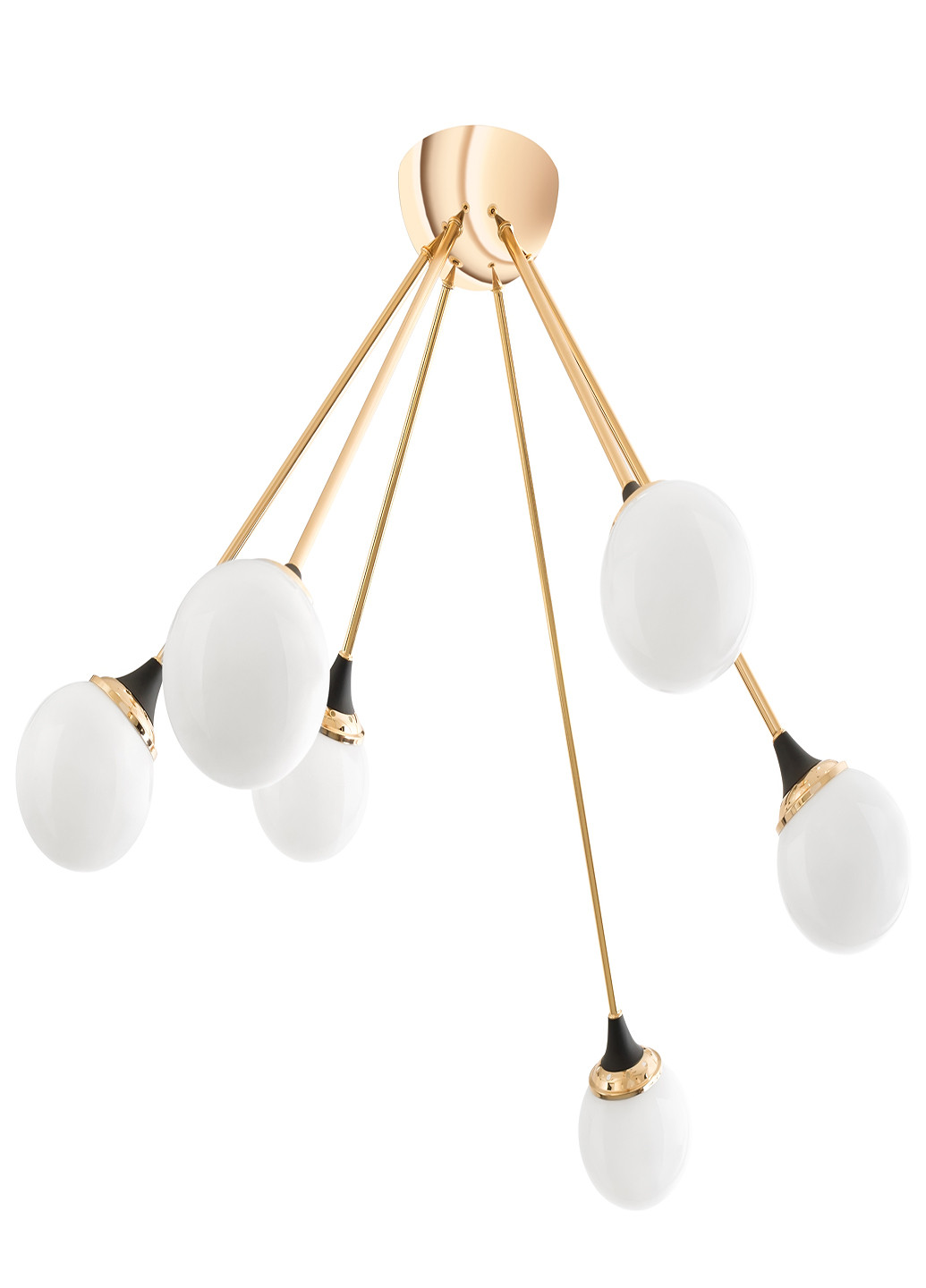 Люстра стельова молекула на 6 плафонів BL-415S/6 E14 G Brille (251290894)