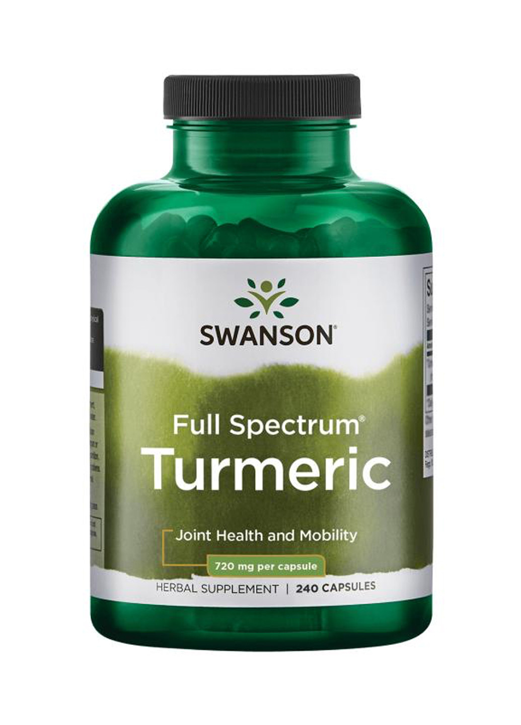 Куркума для пищеварительной системы Turmeric 720 mg - 240 Caps ] Swanson (240220641)