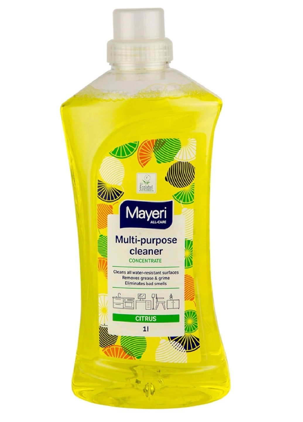 Концентрований універсальний миючий засіб Лимон 1л Mayeri (253773411)