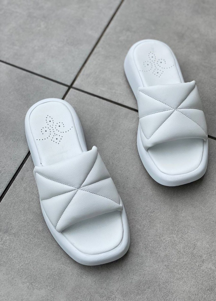 Белые шлепанцы shoesband Brand