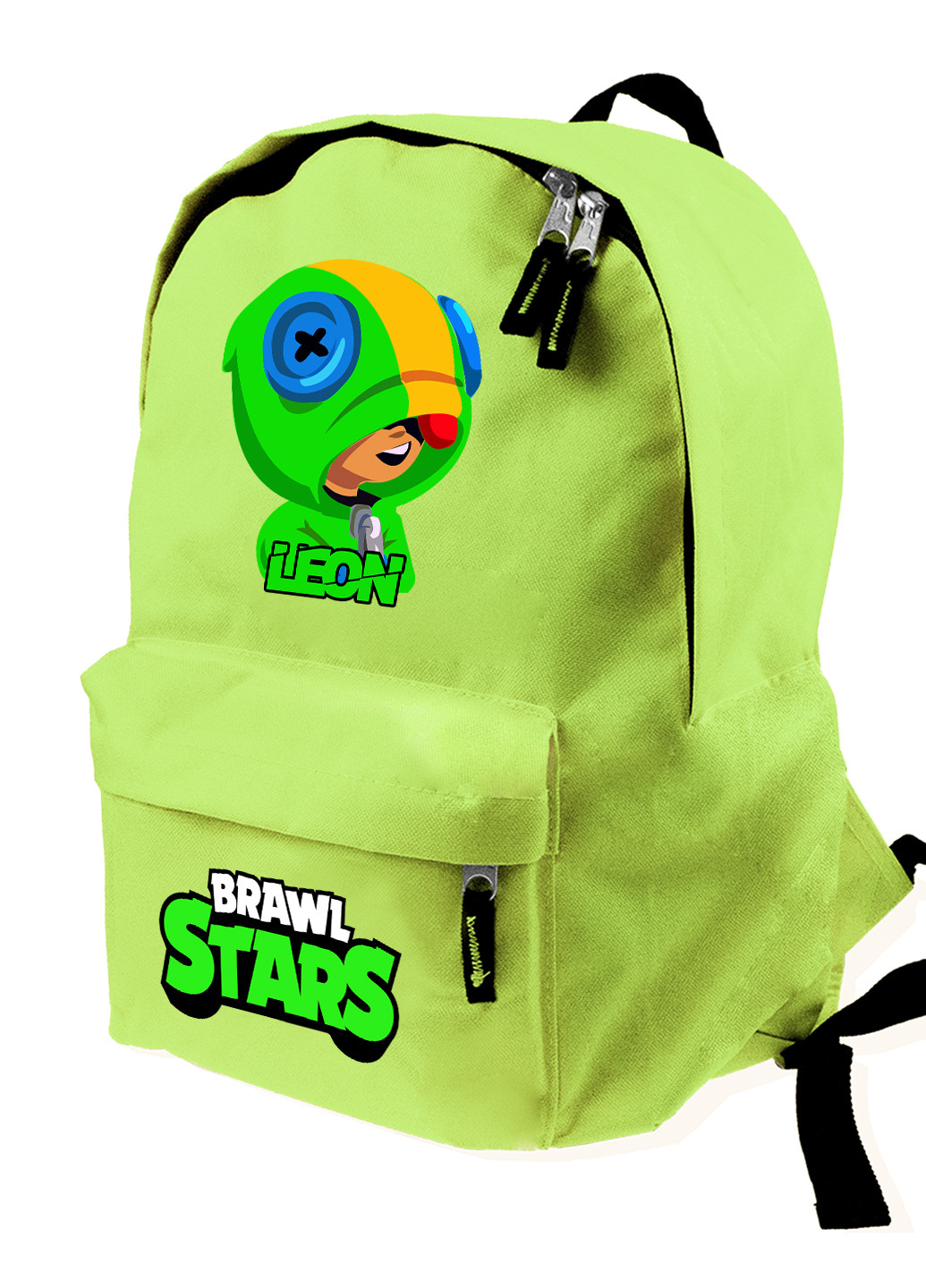 Детский рюкзак Леон Бравл Старс (Leon Brawl Stars) (9263-1015) MobiPrint (217363551)