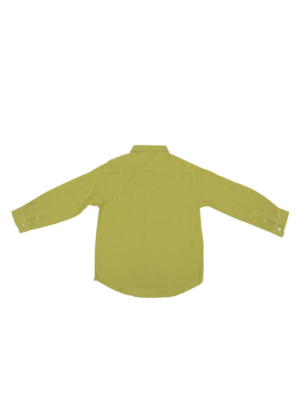 Салатовая кэжуал рубашка однотонная Papermoon с длинным рукавом