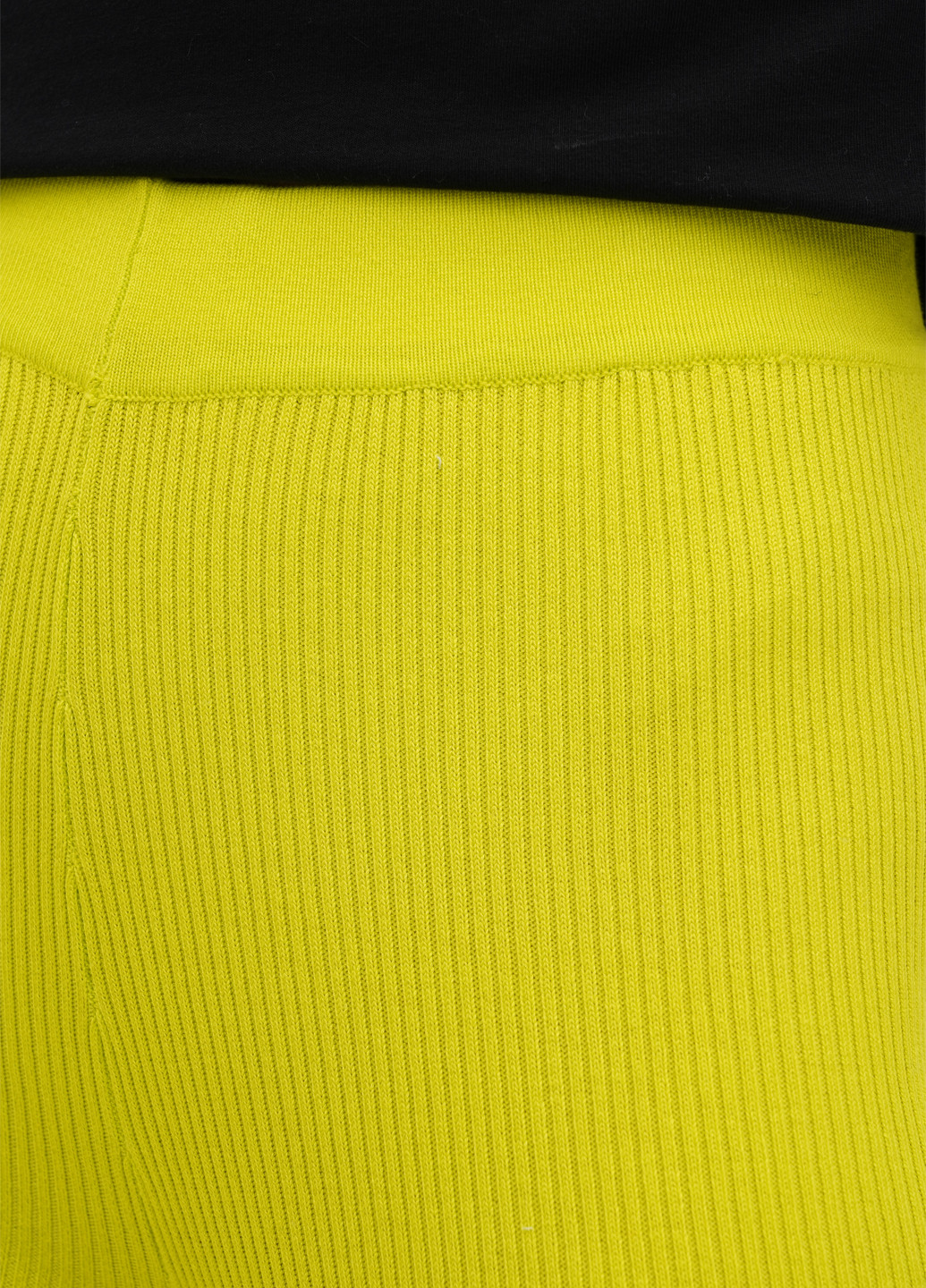 Кислотно-жёлтые демисезонные леггинсы Boohoo