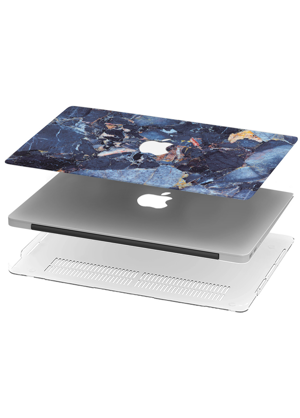 Чохол пластиковий для Apple MacBook Pro 15 A1707 / A1990 Мрамор (Marble) (9649-1930) MobiPrint (218525021)