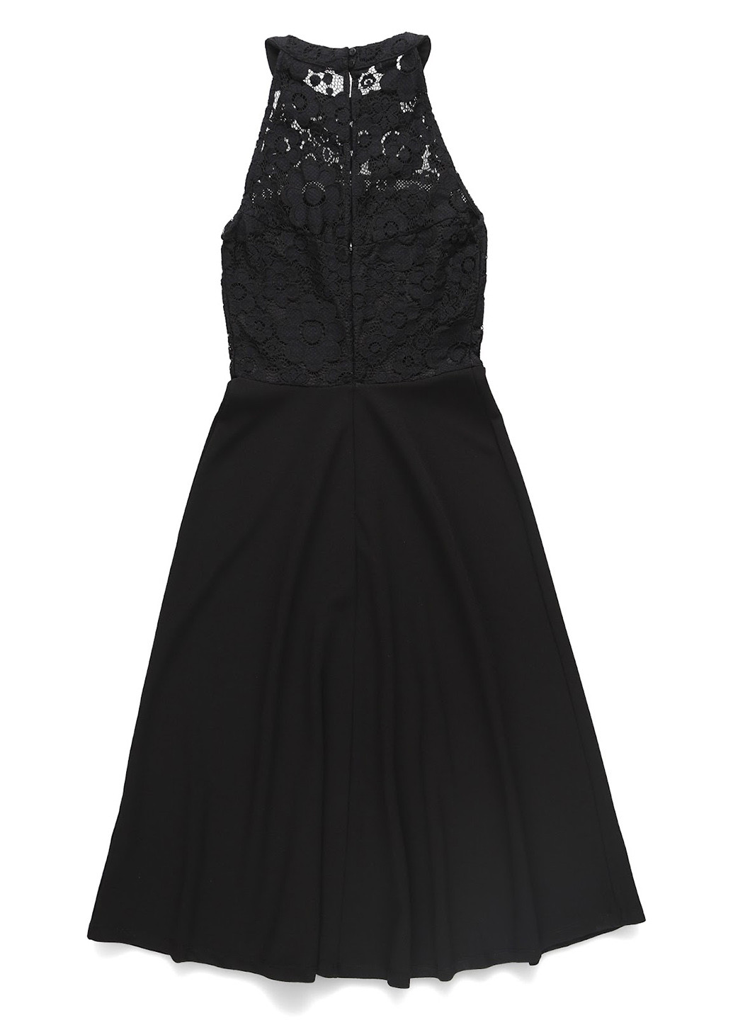 Черное вечернее платье клеш MINT&BERRY однотонное