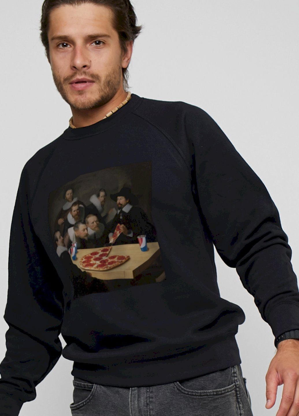 Черный свитшот мужской YAPPI (198688806)