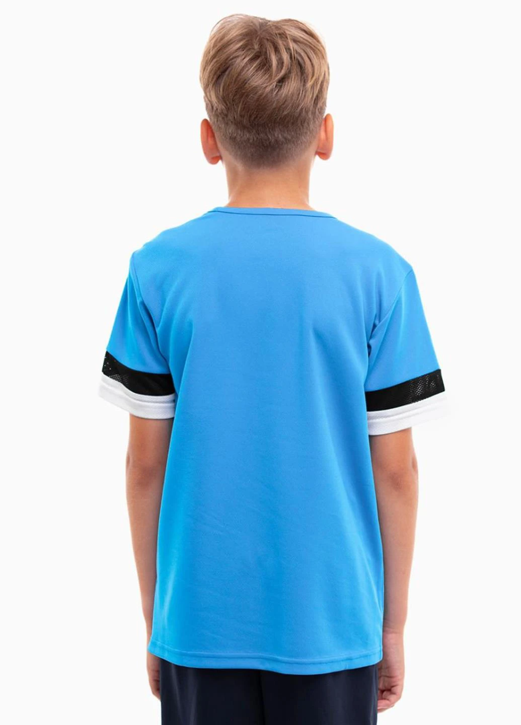 Блакитна демісезонна футболка 704938-02 Puma teamRISE Jersey Jr