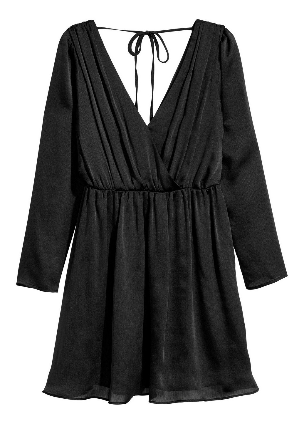 Черное кэжуал платье H&M