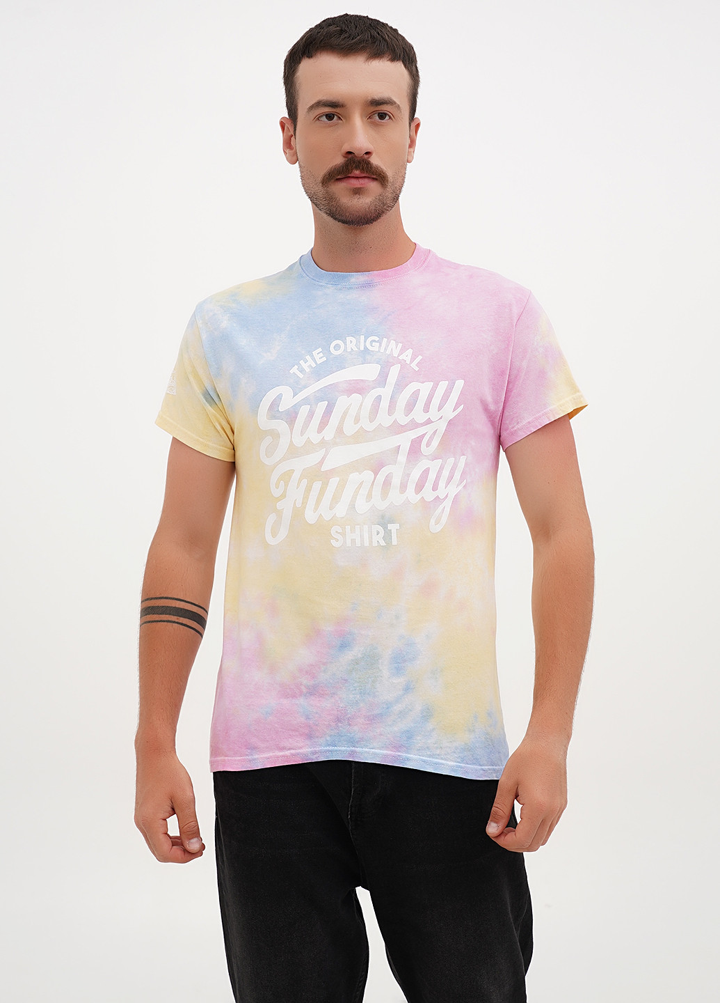 Комбинированная футболка Colortone