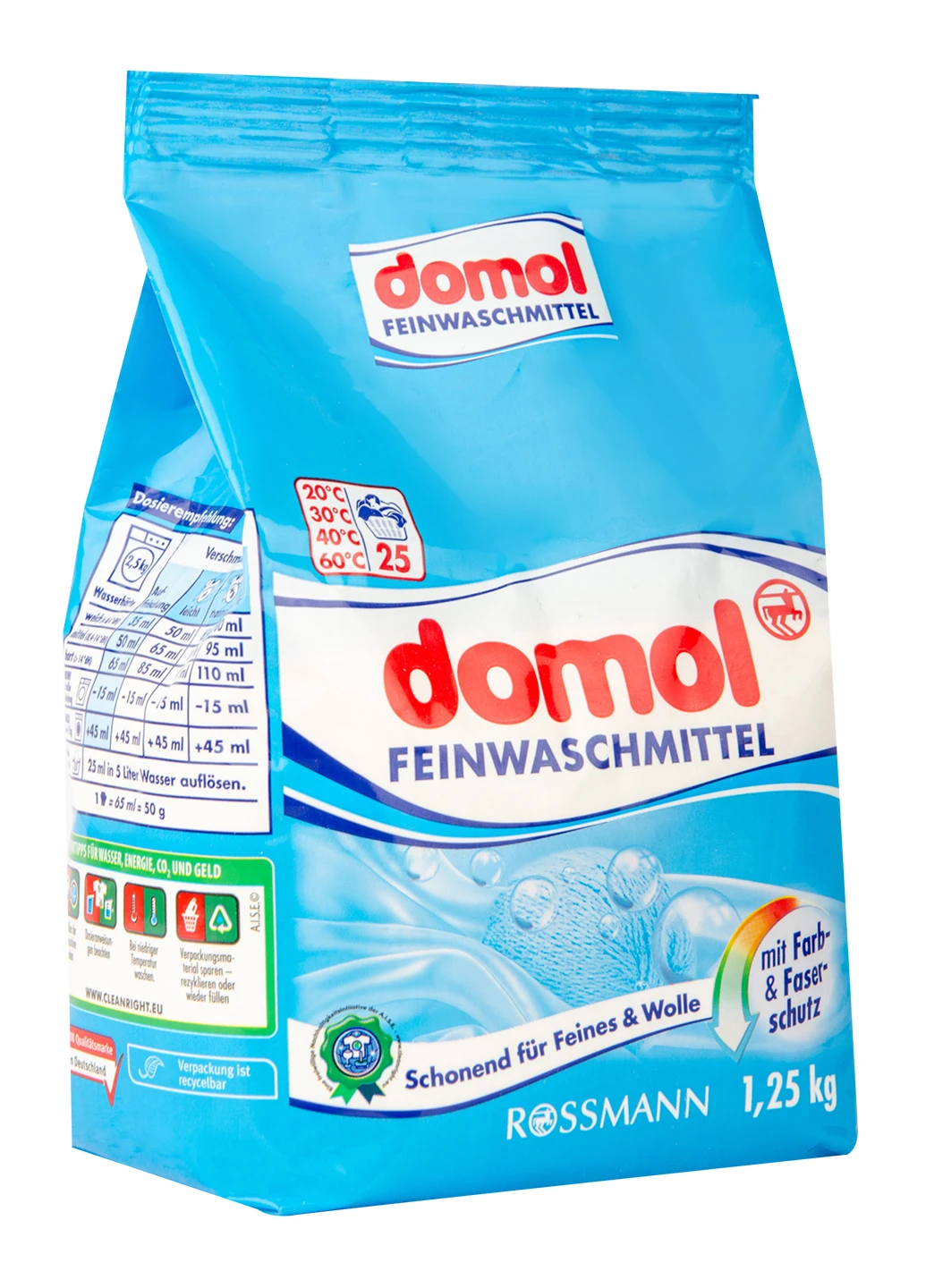 Порошок для прання FEINWASCHMITTEL 1,25 кг 25 прань Domol (215113284)
