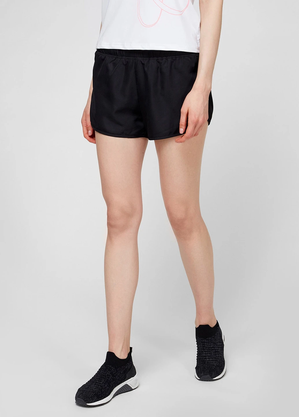 Черные спортивные шорты Woman Shorts With Inner Mesh S CMP (253616561)