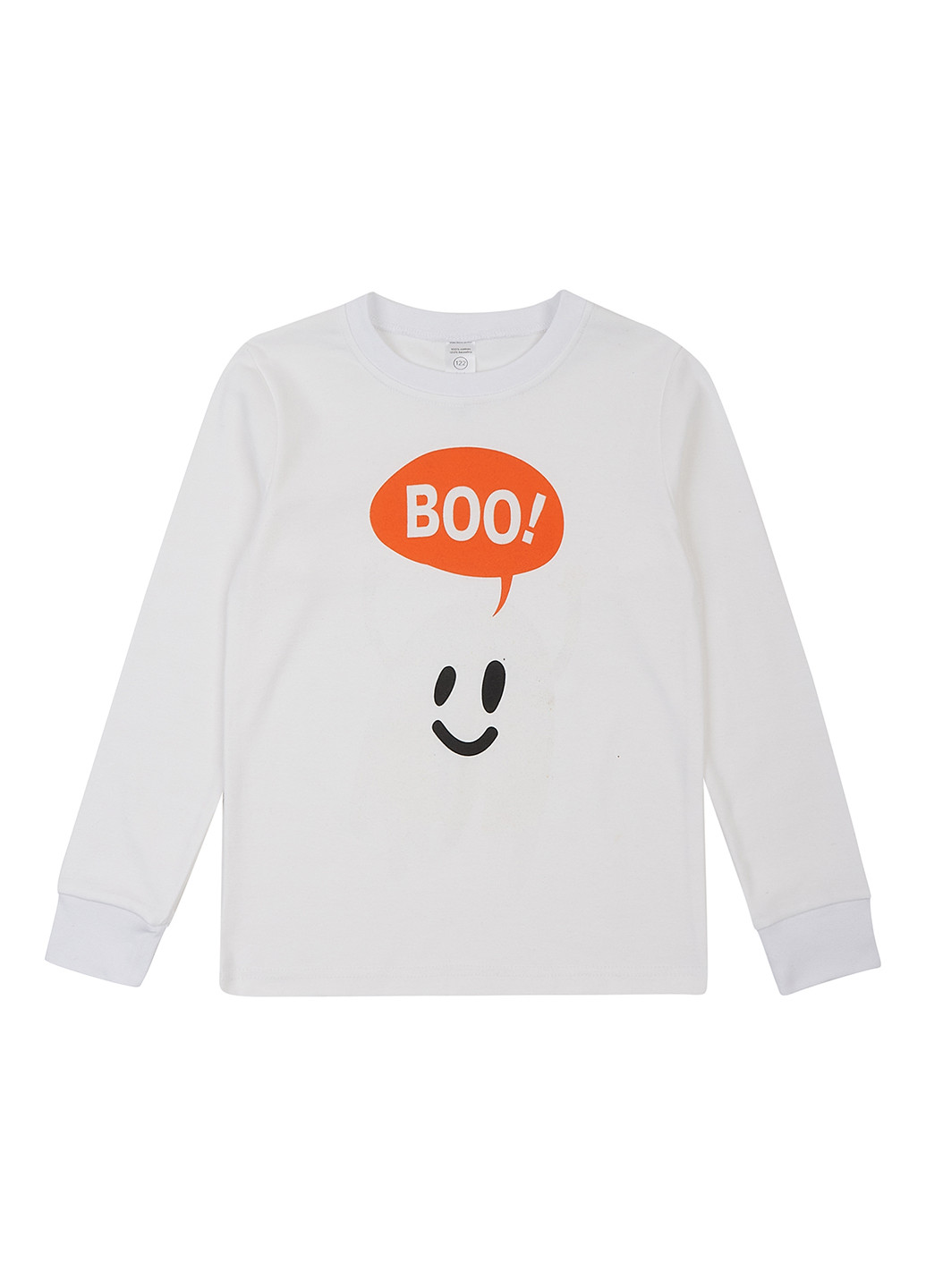 Белый демисезонный кэжуал лонгслив Garnamama с надписями