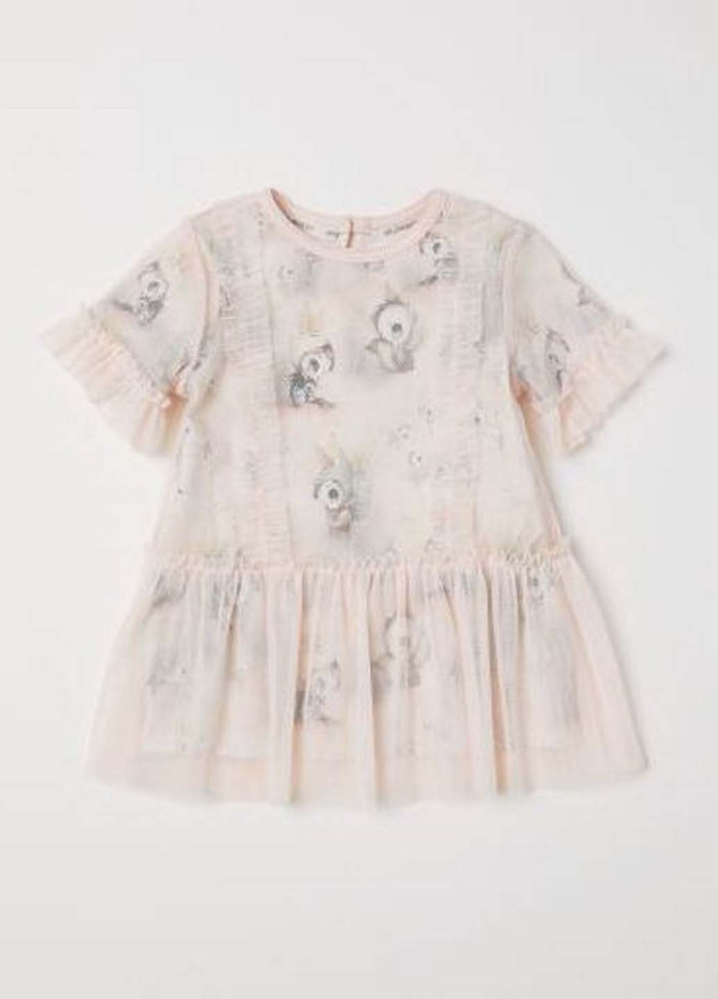 Розовое платье H&M (253188355)
