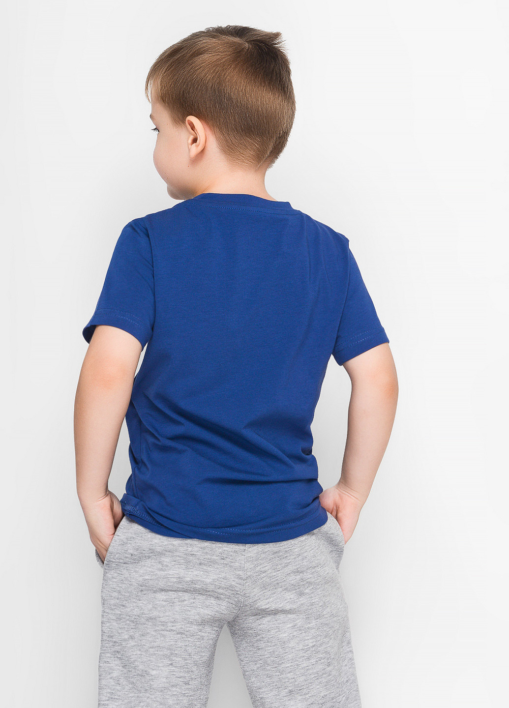 Темно-синя літня футболка Carica