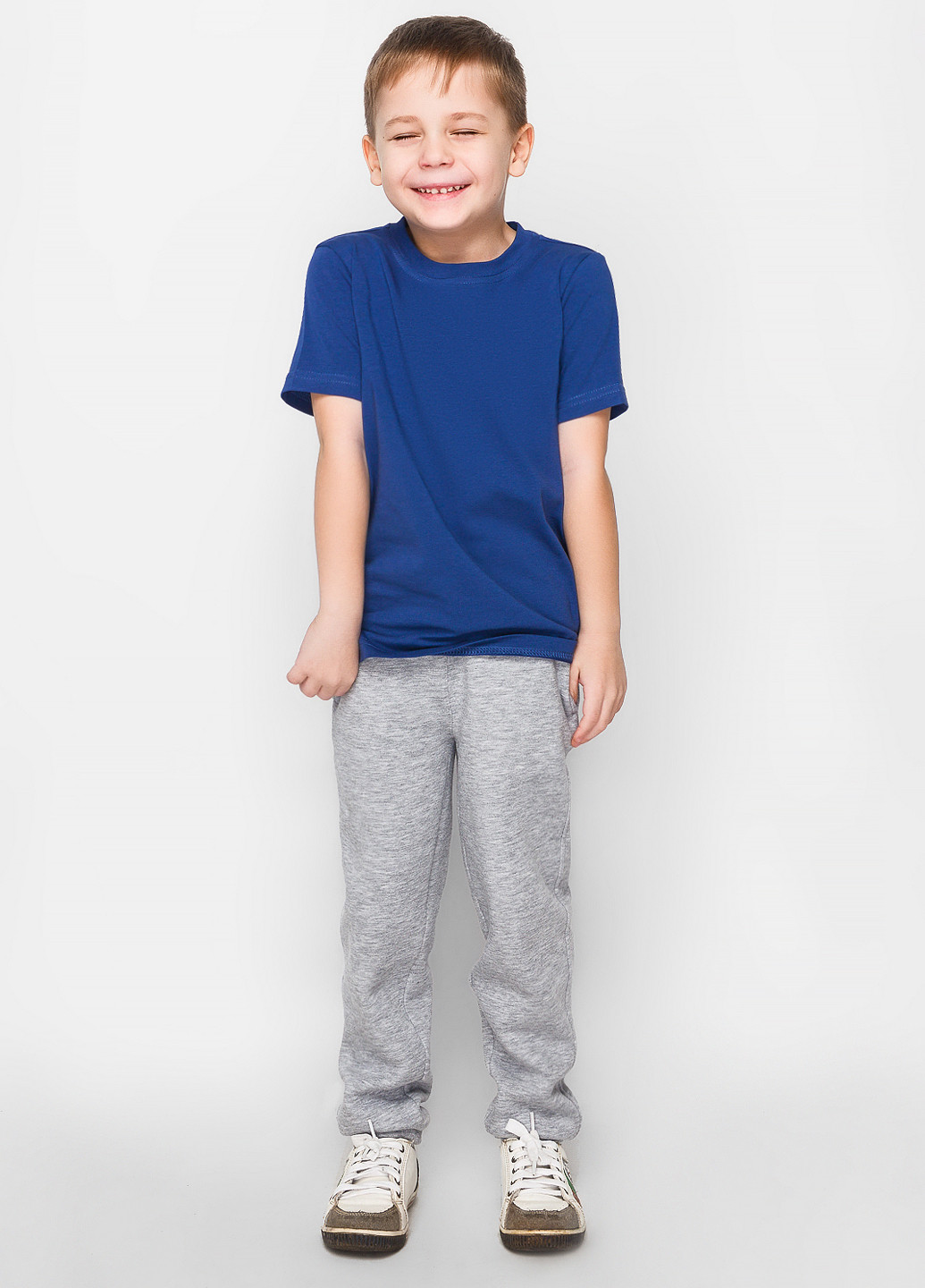 Темно-синя літня футболка Carica