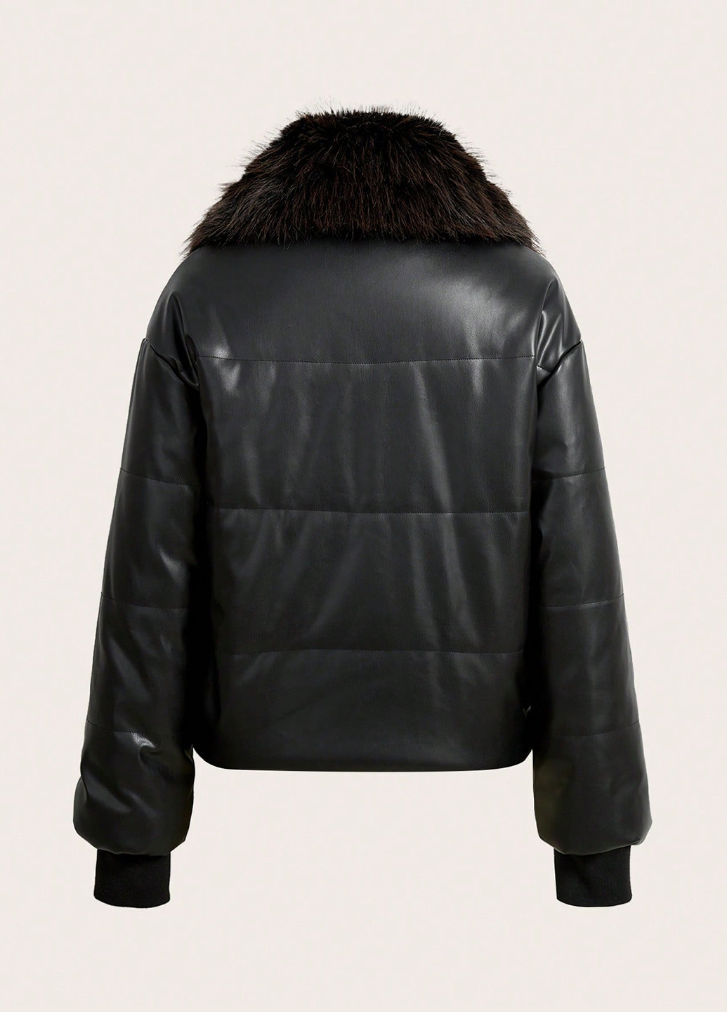 Черная зимняя куртка SHEIN