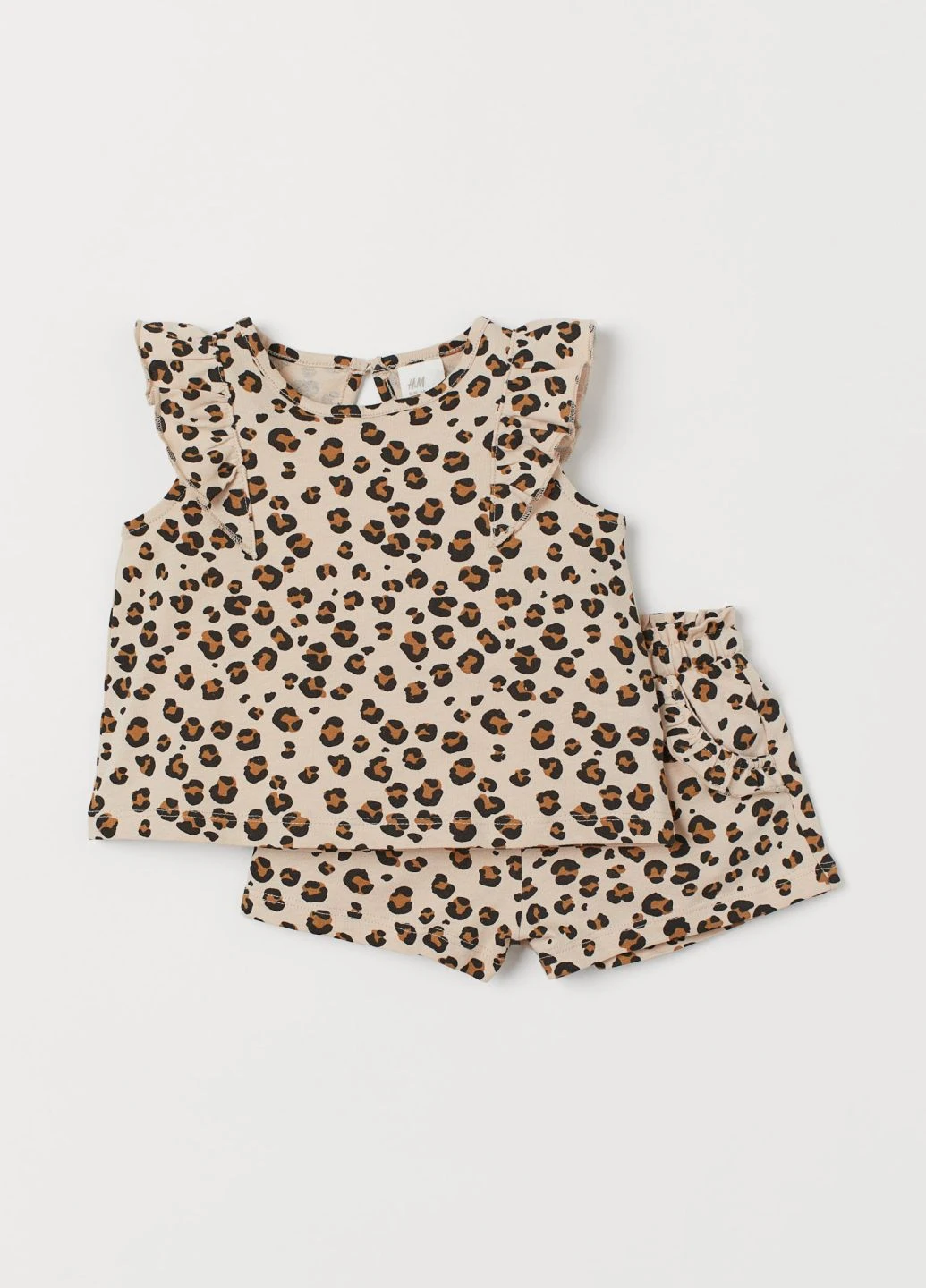 Коричневый комплект (майка, шорты) H&M
