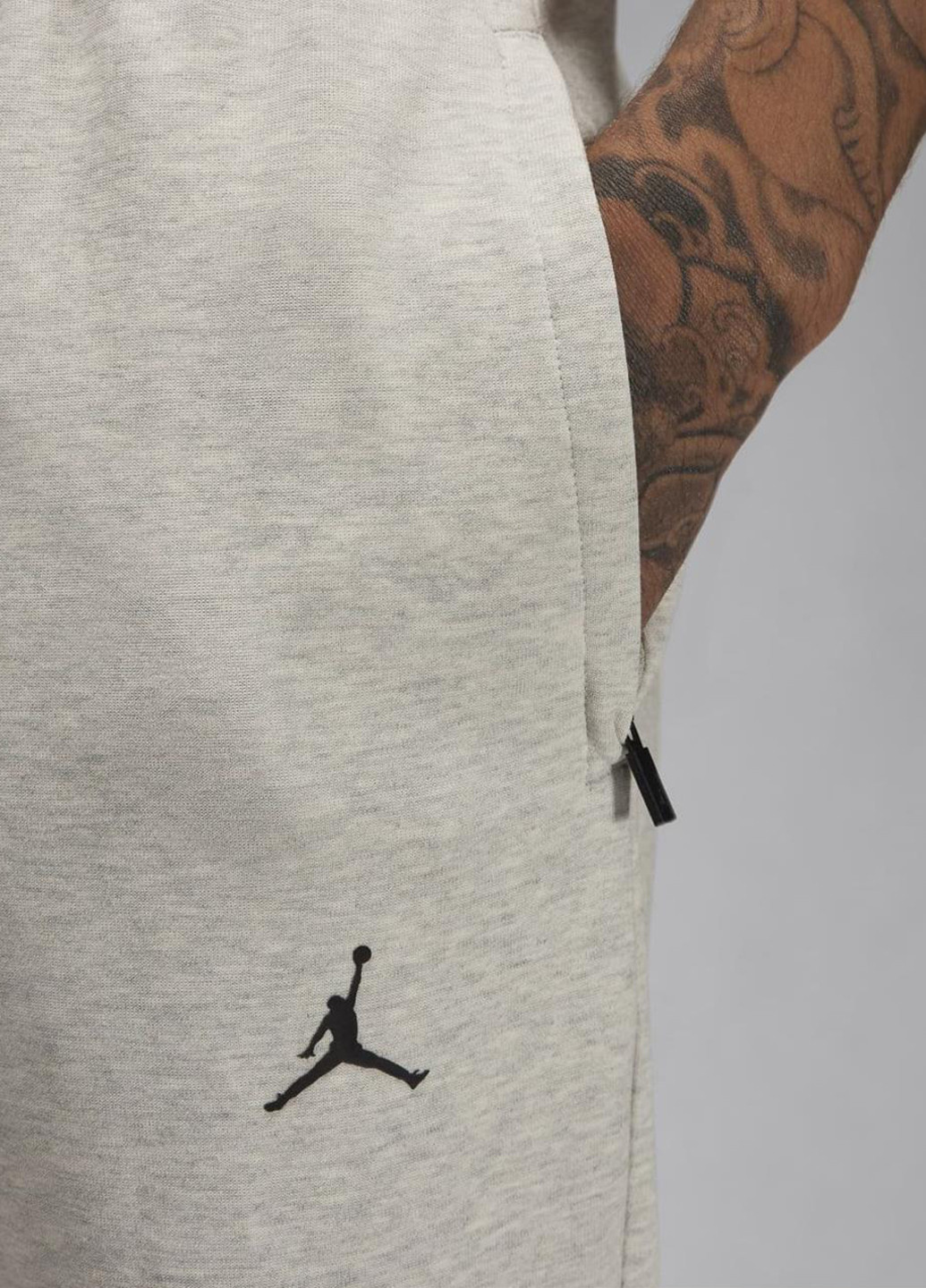 Бежевые спортивные демисезонные прямые брюки Jordan