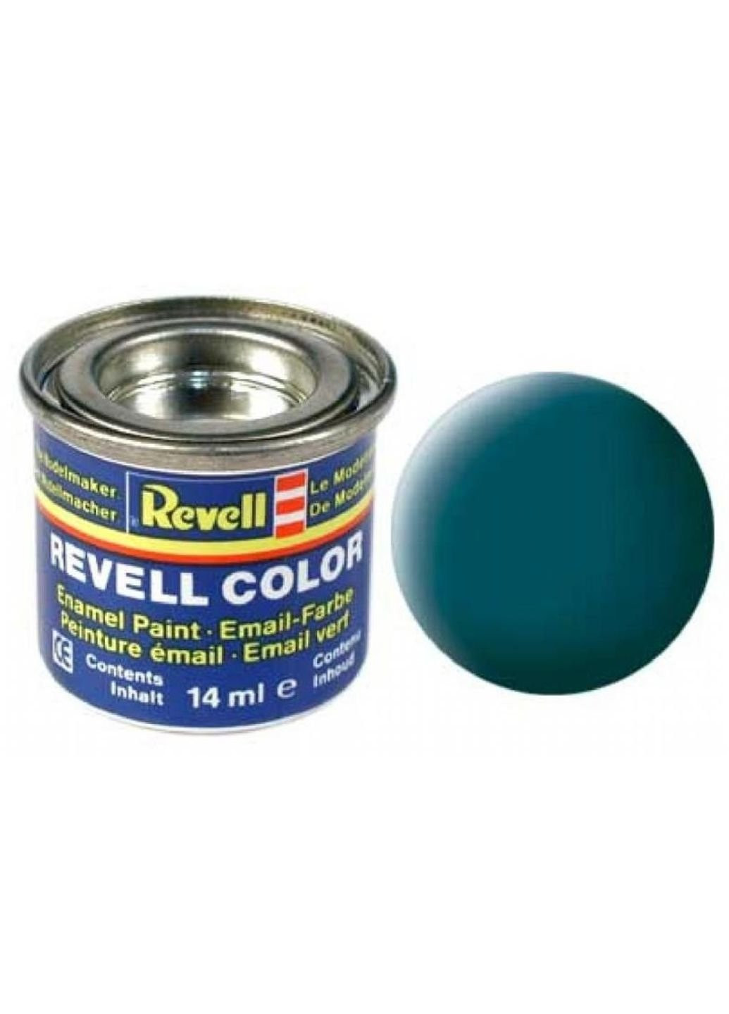 Аксессуары для сборных моделей Краска эмалевая № 48. Зеленое море матовая, 14 мл (RVL-32148) Revell (254081832)