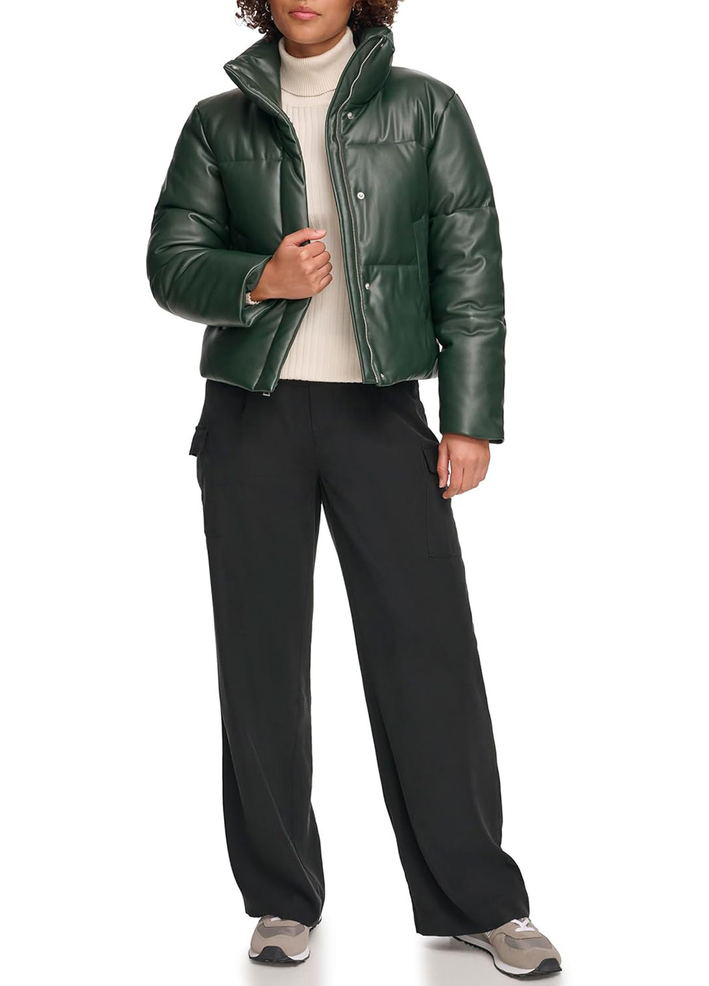 Темно-зеленая зимняя куртка Levi's