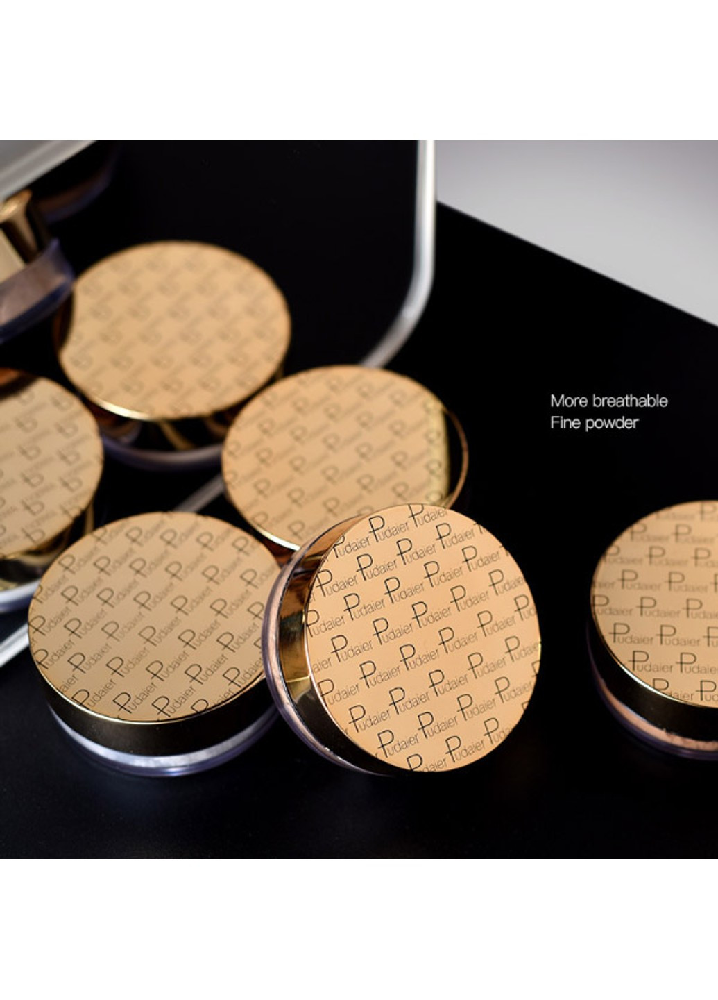 Напівпрозора розсипчаста фіксуюча пудра 6г Pudaier (254455142)