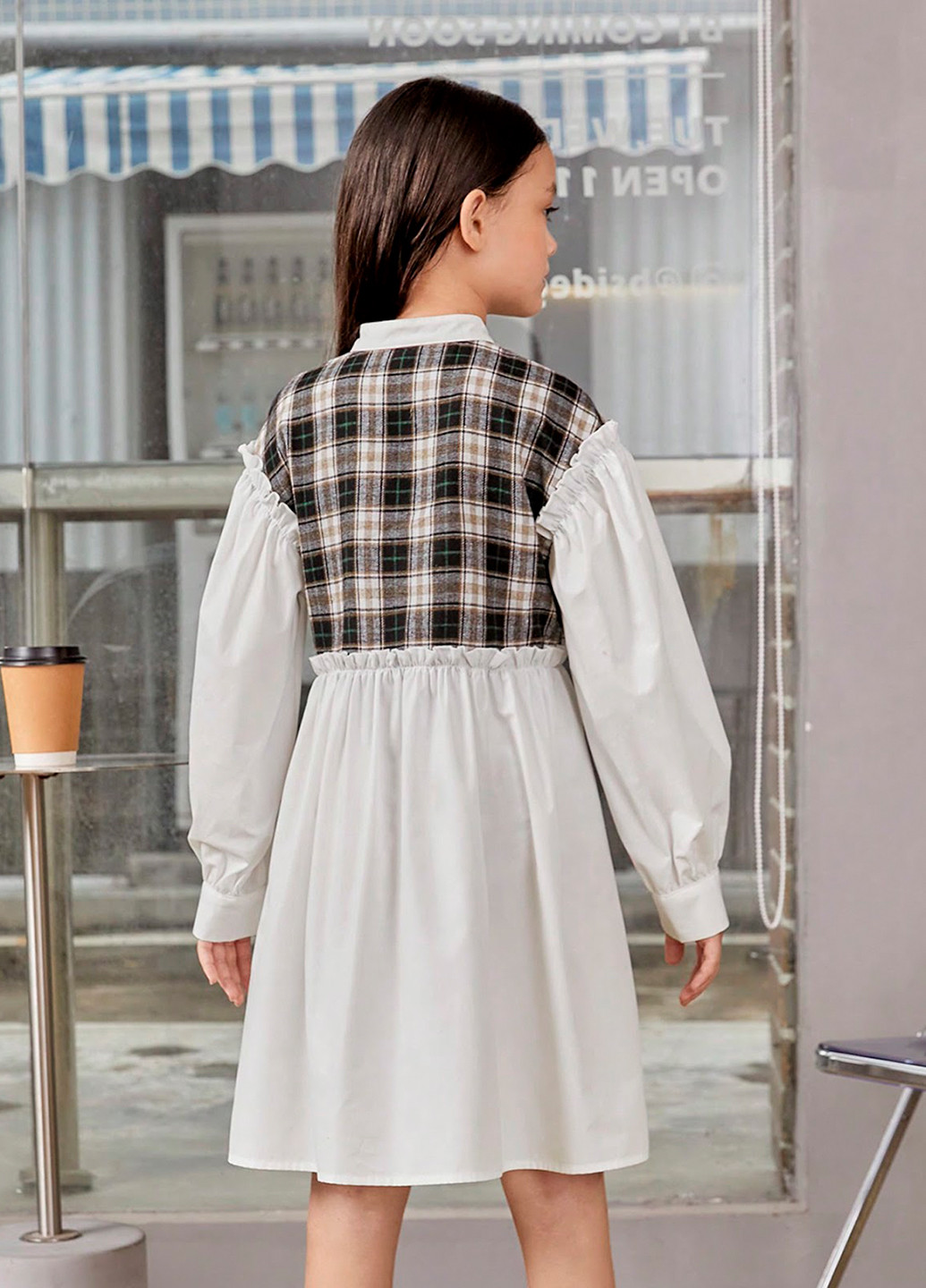 Комбинированное платье SHEIN (330487495)