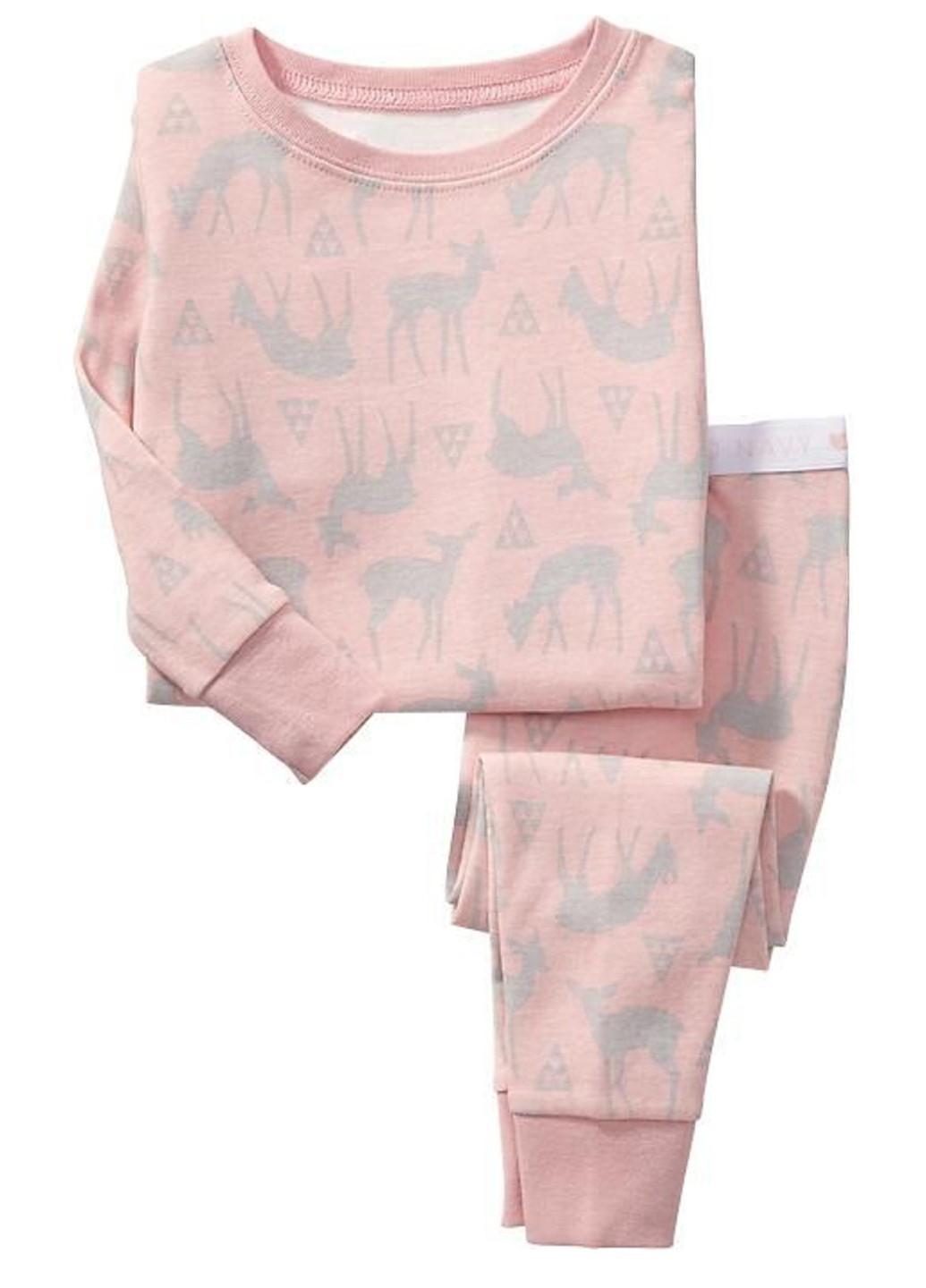 Розовая всесезон пижама (кофта, брюки) Old Navy