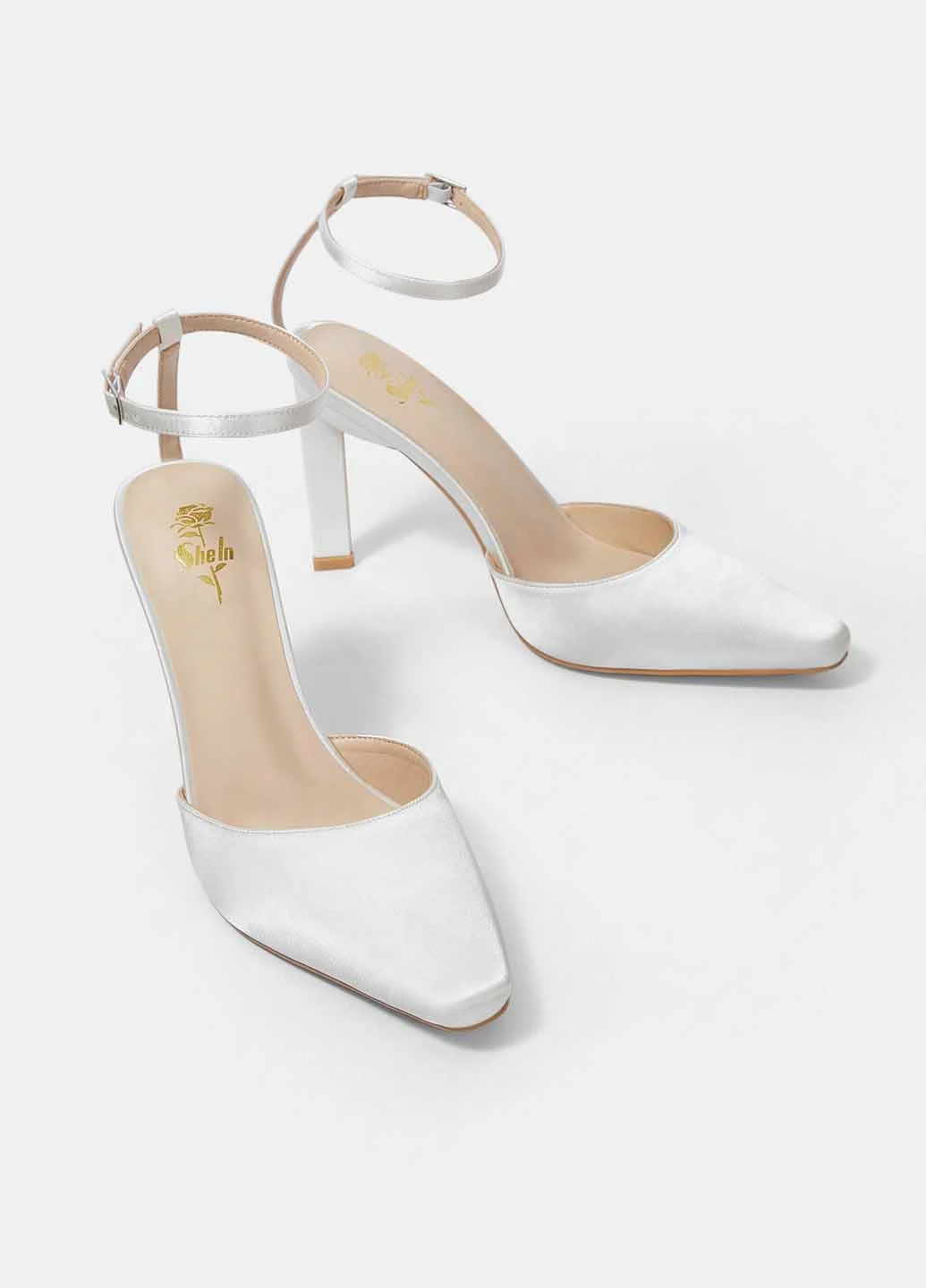 SHEIN Туфлі білий з текстиль, китай — демісезон (367210790)