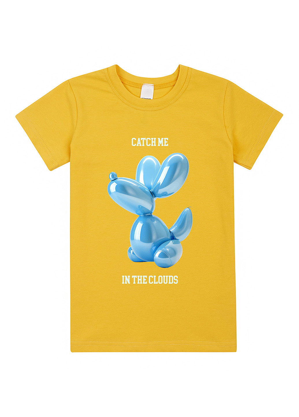 Желтая летняя футболка Garnamama