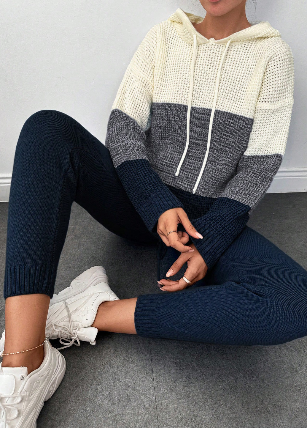 Спортивный костюм (худи, брюки) SHEIN (341100188)