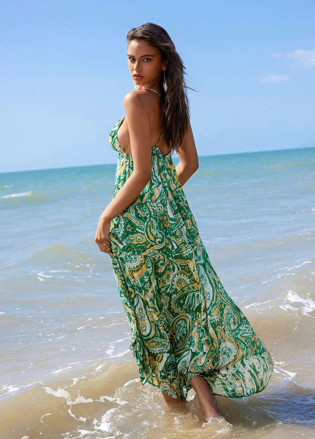 Летний женский платье SHEIN с рисунком